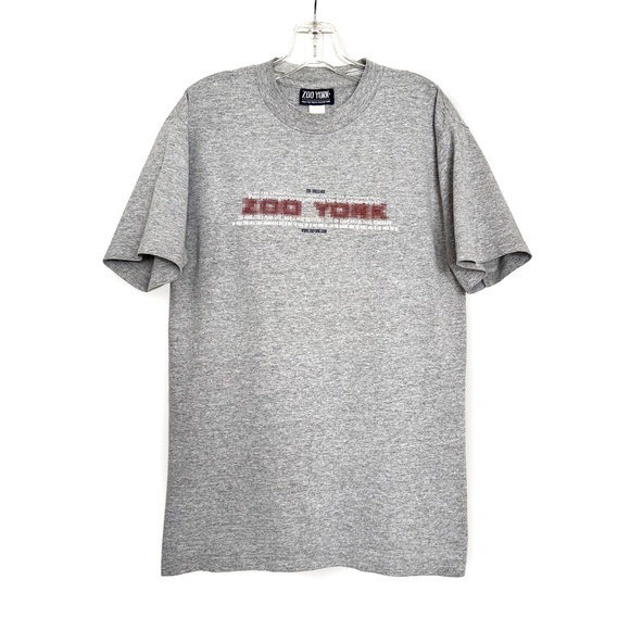 Zoo York Supreme Zoo Thousand T-Shirt Heather Grey Size M Vintage Y2k Streetwear - Picture 10 of 10